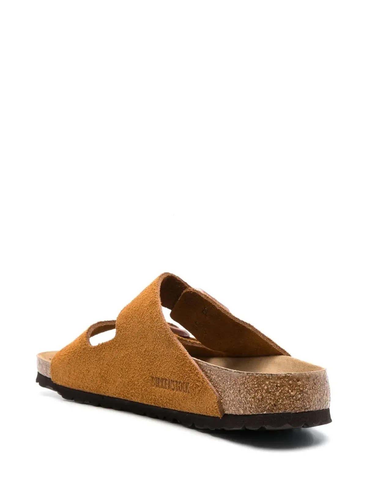 Birkenstock アリゾナ SFB カーフスエード サンダル - ブラウン - 画像3