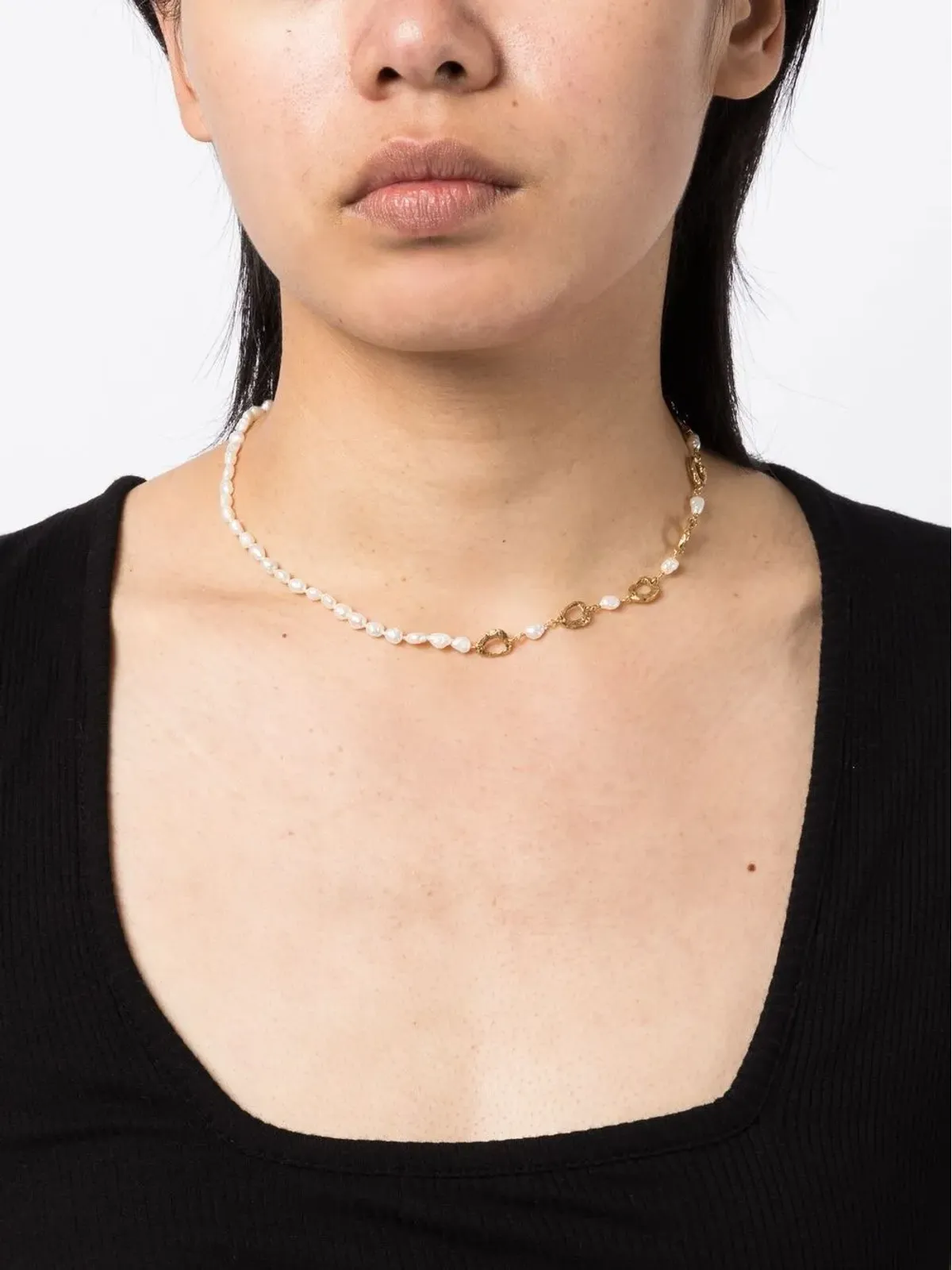 LOVENESS LEE Leucia pearl necklace - 画像2