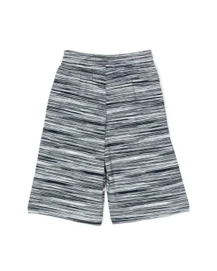 Missoni Kids ロゴパッチ付き細編みショートパンツ - サムネイル2