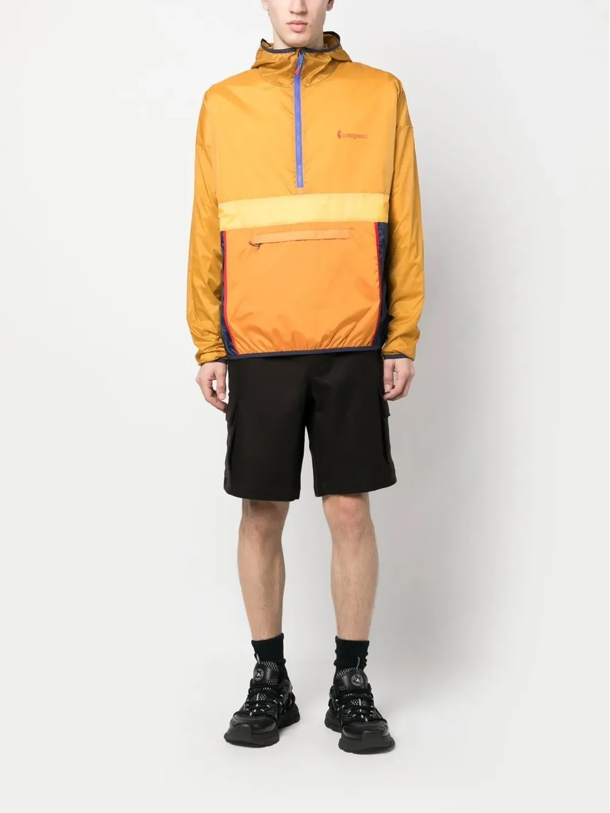 COTOPAXI カラー ブロック ジップアップ パッド入り ジレ - Orange - 画像2