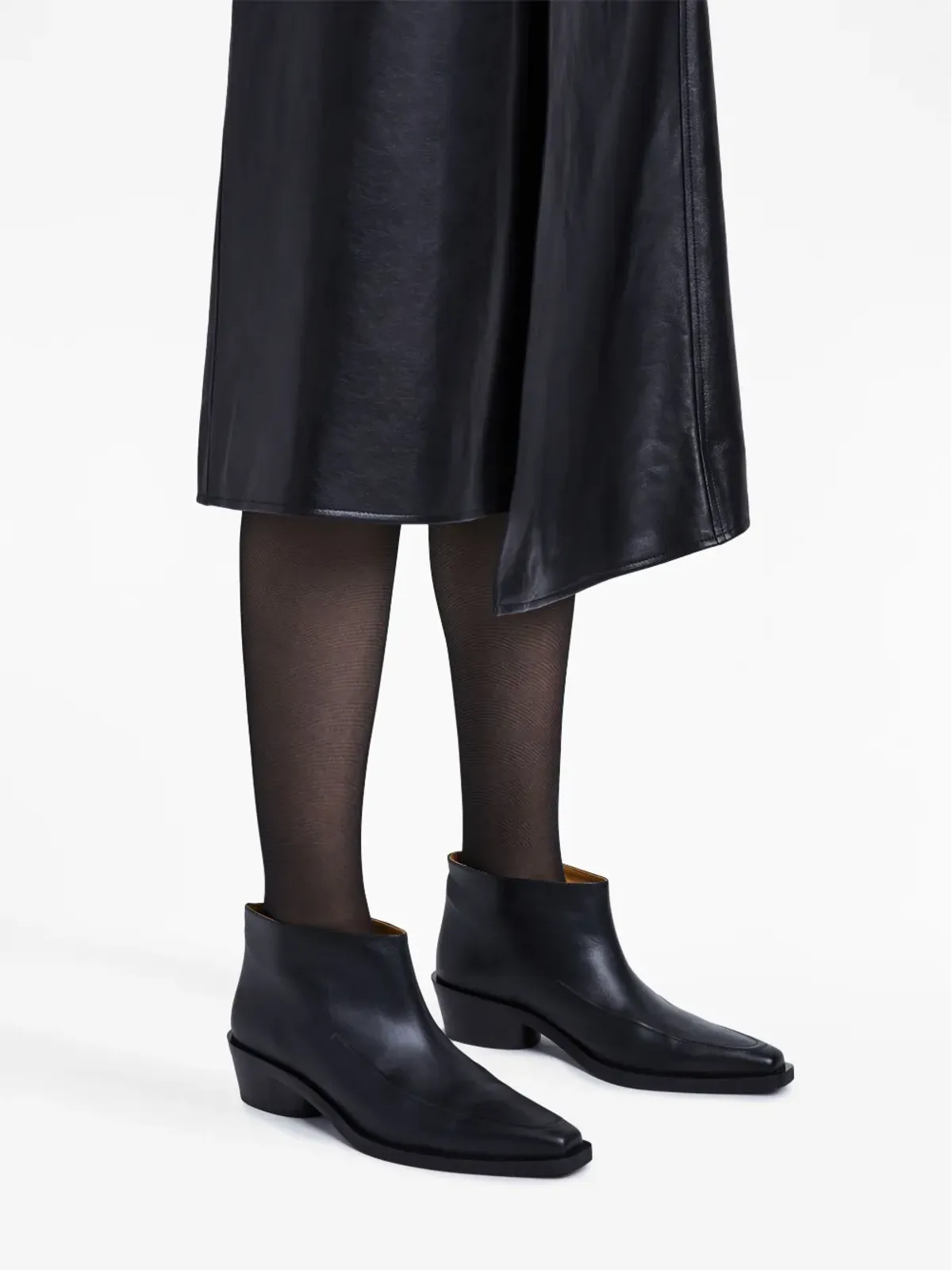 Proenza Schouler ブロンコ レザー アンクルブーツ - 画像5