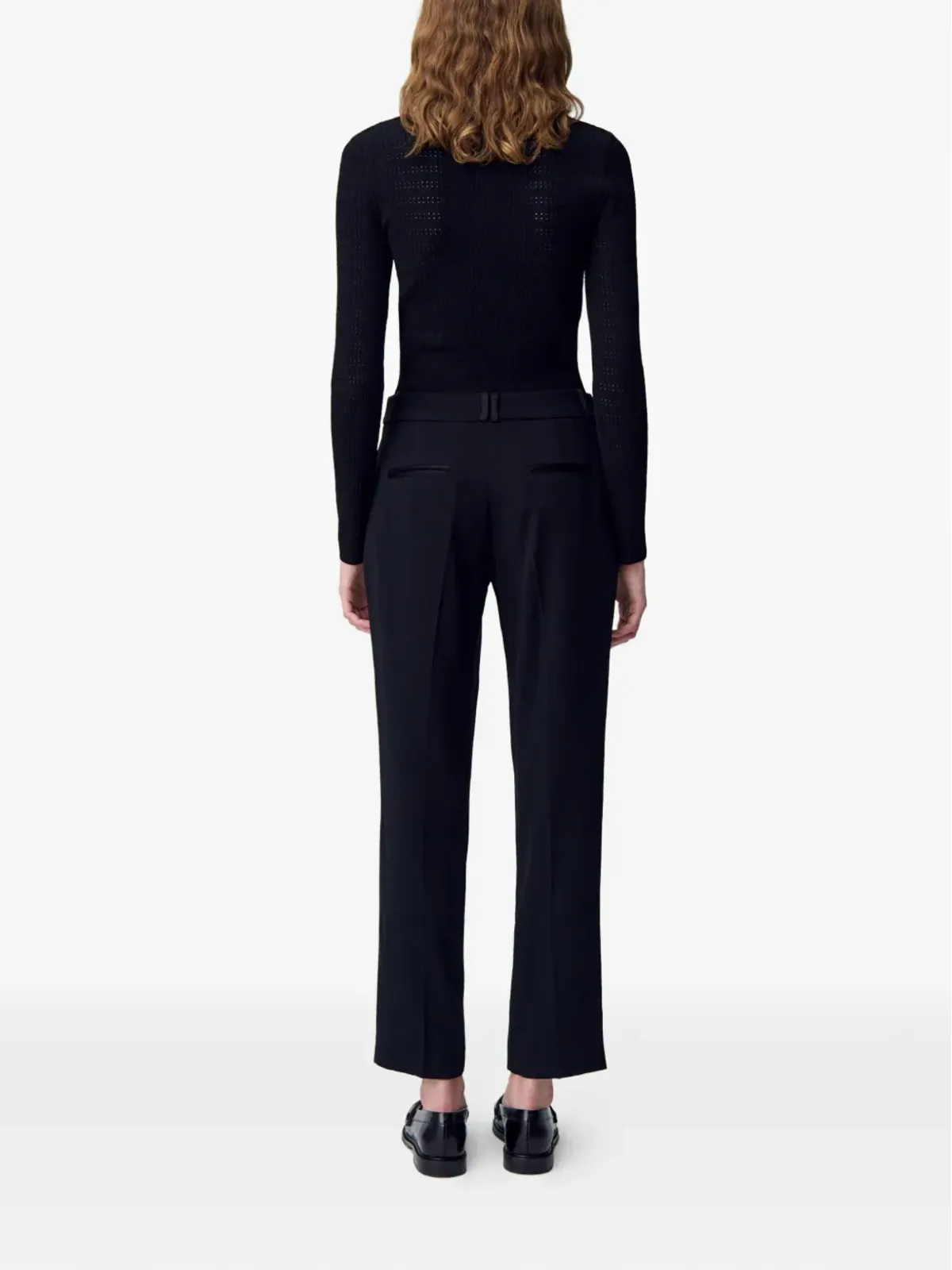 Claudie Pierlot クロップド丈のテーラードパンツ - 画像4