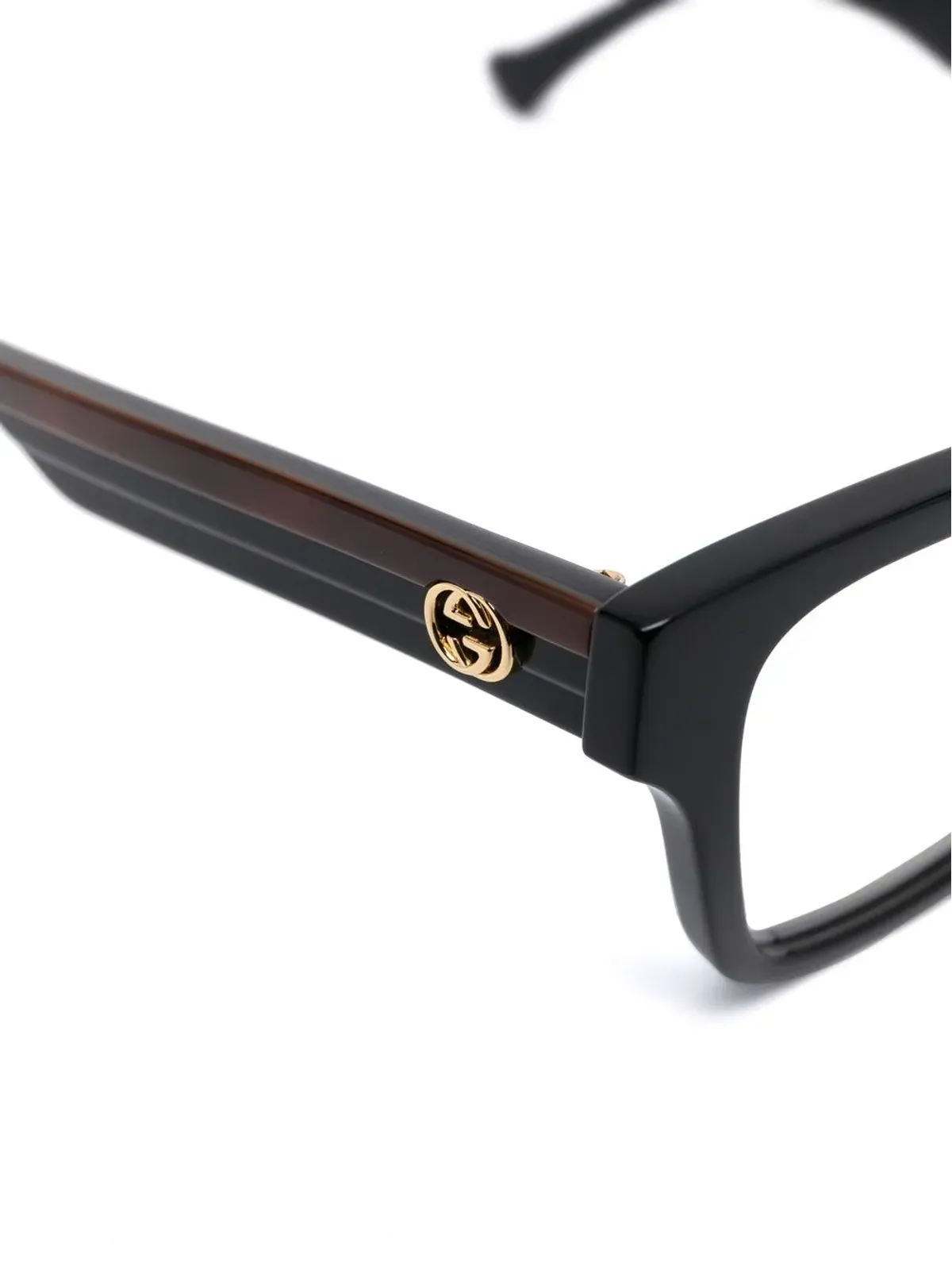 Gucci Eyewear ウェイファーラー GGストライプ入りメガネ - 画像3