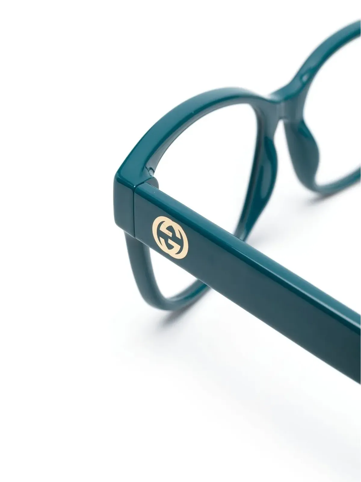 Gucci Eyewear ロゴプレートディテール メガネ - 画像3