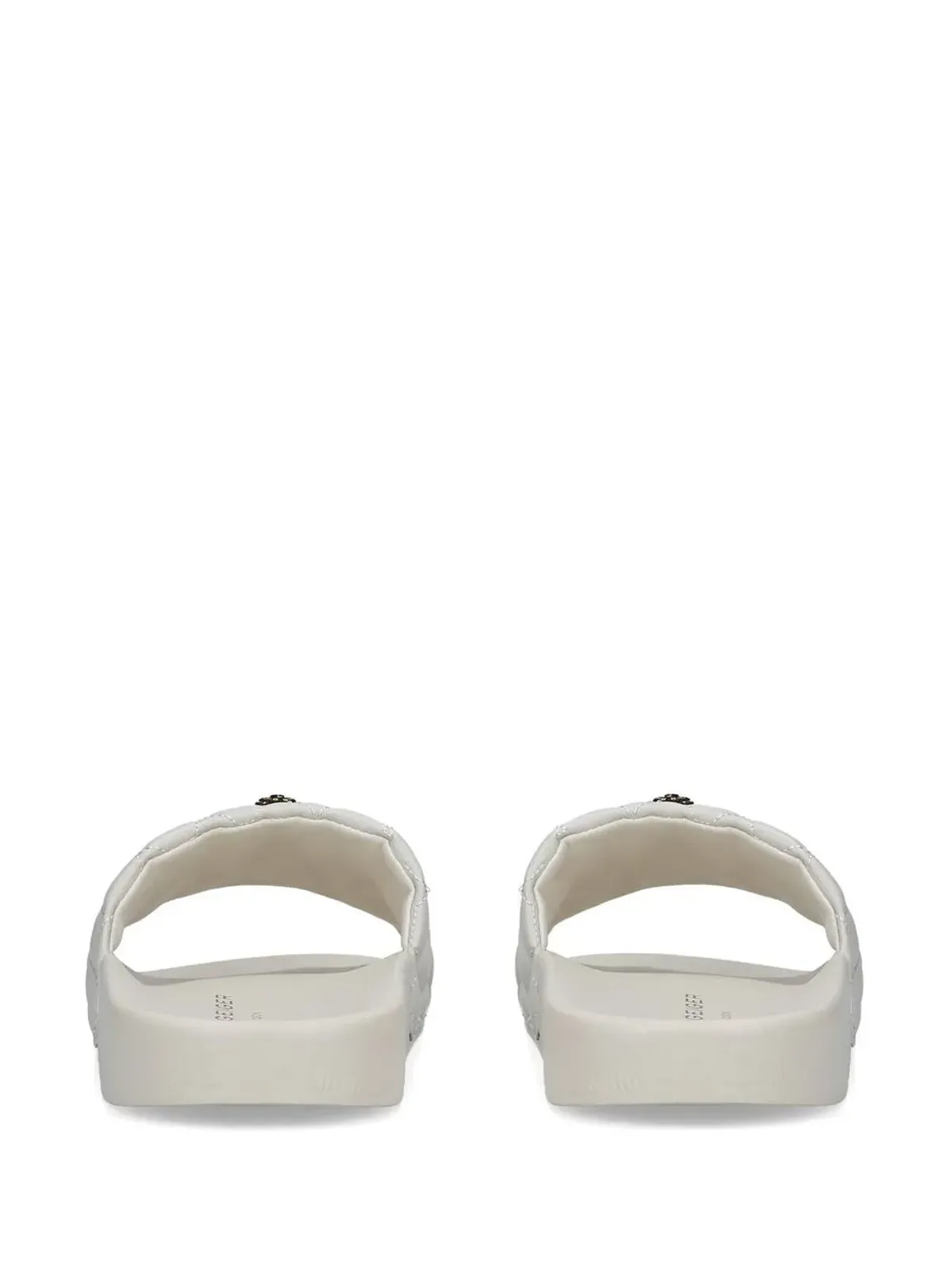 Kurt Geiger London Meena Eagle オープントゥ・スライド - White - 画像3