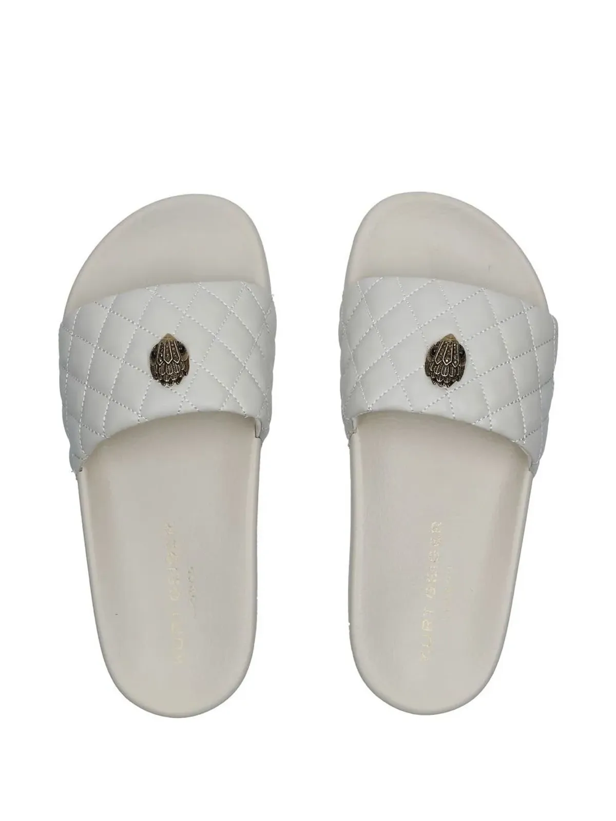 Kurt Geiger London Meena Eagle オープントゥ・スライド - White - 画像4