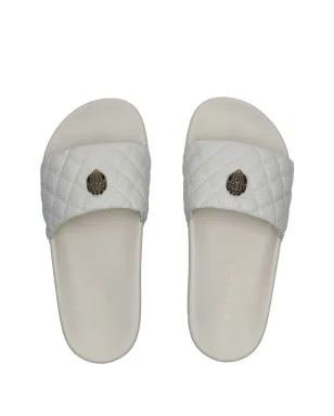 Kurt Geiger London Meena Eagle オープントゥ・スライド - White - サムネイル4
