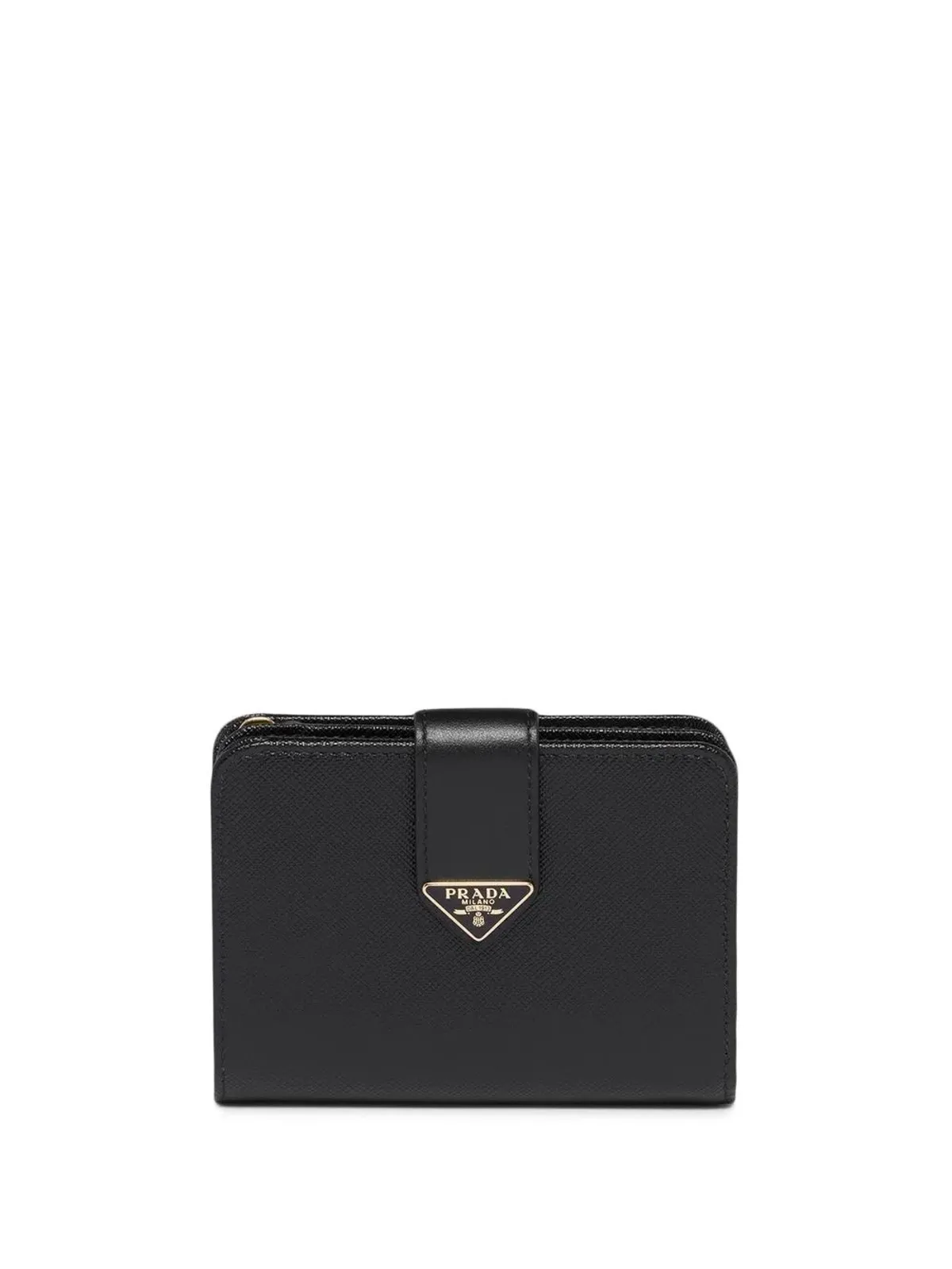Prada 小型レザー ロゴディテール ウォレット - 画像1