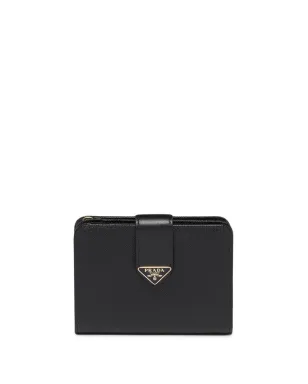 Prada 小型レザー ロゴディテール ウォレット - サムネイル1