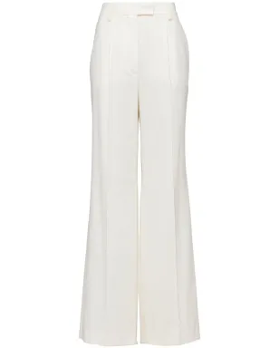 Prada cashmere tailored trousers - White - サムネイル1