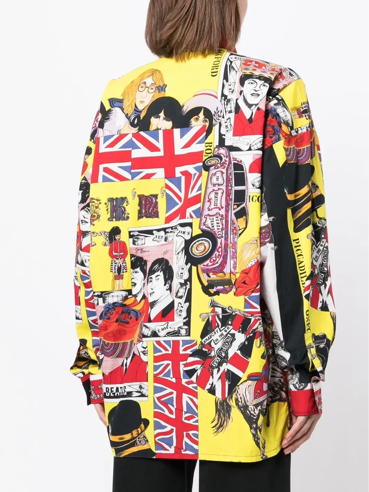 Versace Pre-Owned 1990年代-2000年代 グラフィックプリント コットンシャツ - マルチカラー - 画像4