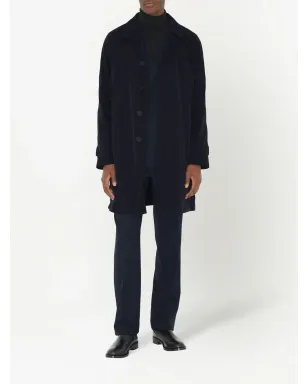 Burberry シングルブレスト ロゴパッチ コート - サムネイル2