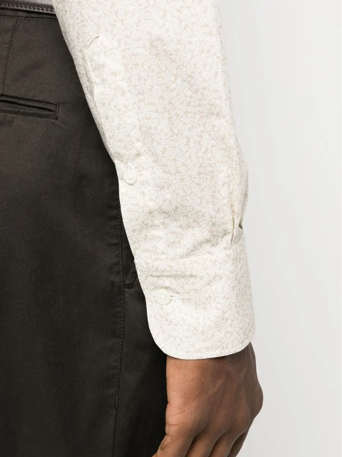 Canali 無地ボタンダウンシャツ - 画像5