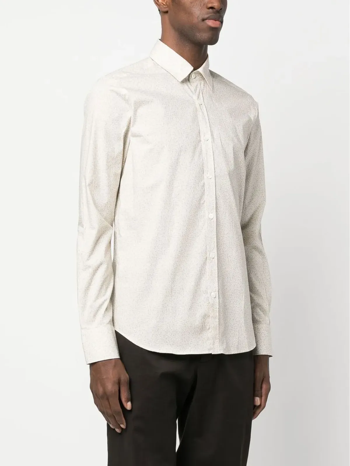 Canali 無地ボタンダウンシャツ - 画像3
