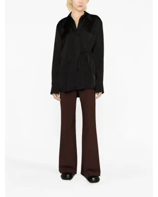 Jil Sander タイ留め付きラップシャツ - サムネイル2