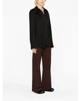 Jil Sander タイ留め付きラップシャツ - サムネイル3