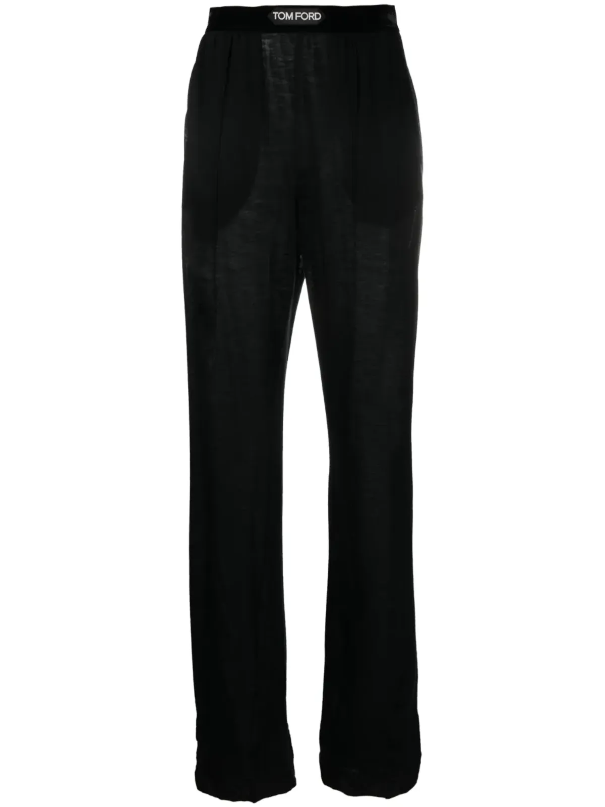 TOM FORD ロゴ入りウエストバンド カシミア トラックパンツ - 画像1