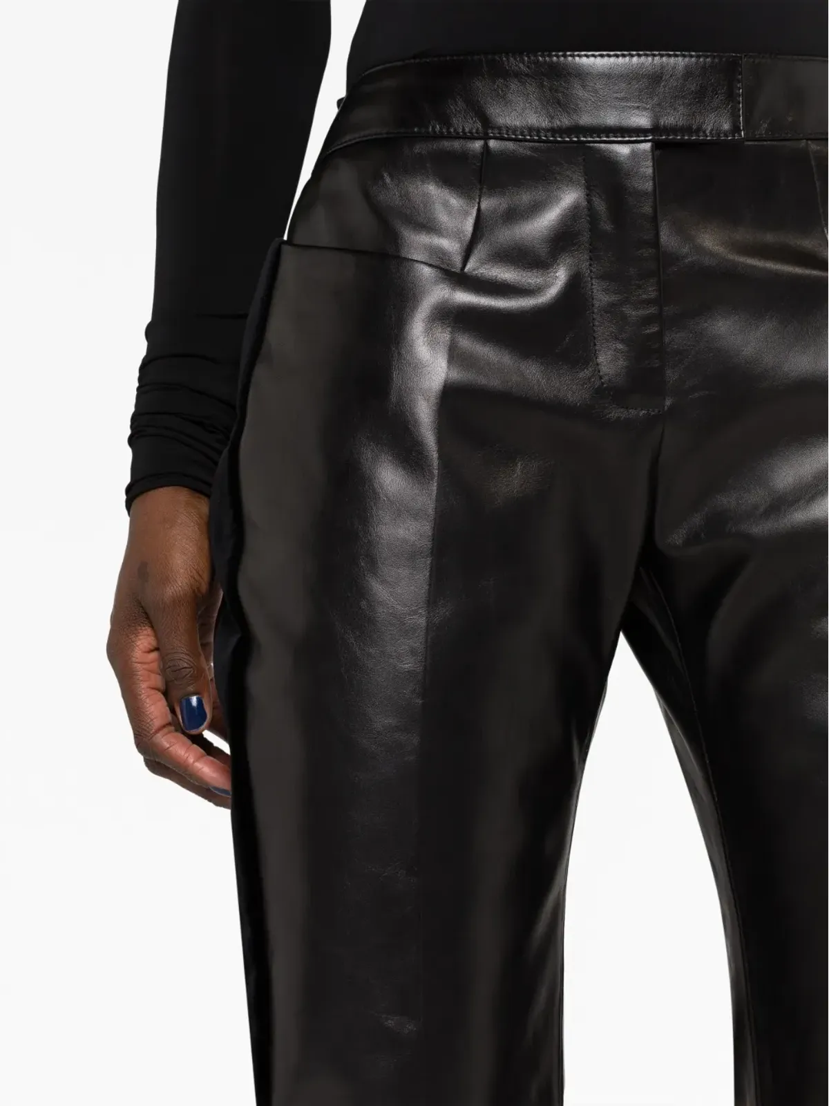 TOM FORD フレアレザーパンツ - 画像5