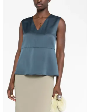 Jil Sander Vネック タンクトップ - サムネイル3