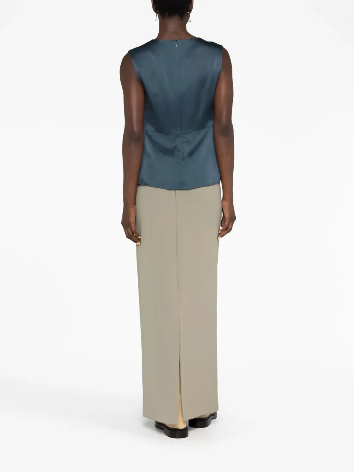 Jil Sander Vネック タンクトップ - 画像4
