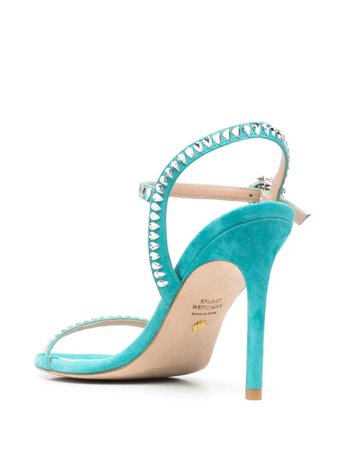Stuart Weitzman エンベリッシュド・オープントゥ・サンダル - 画像3