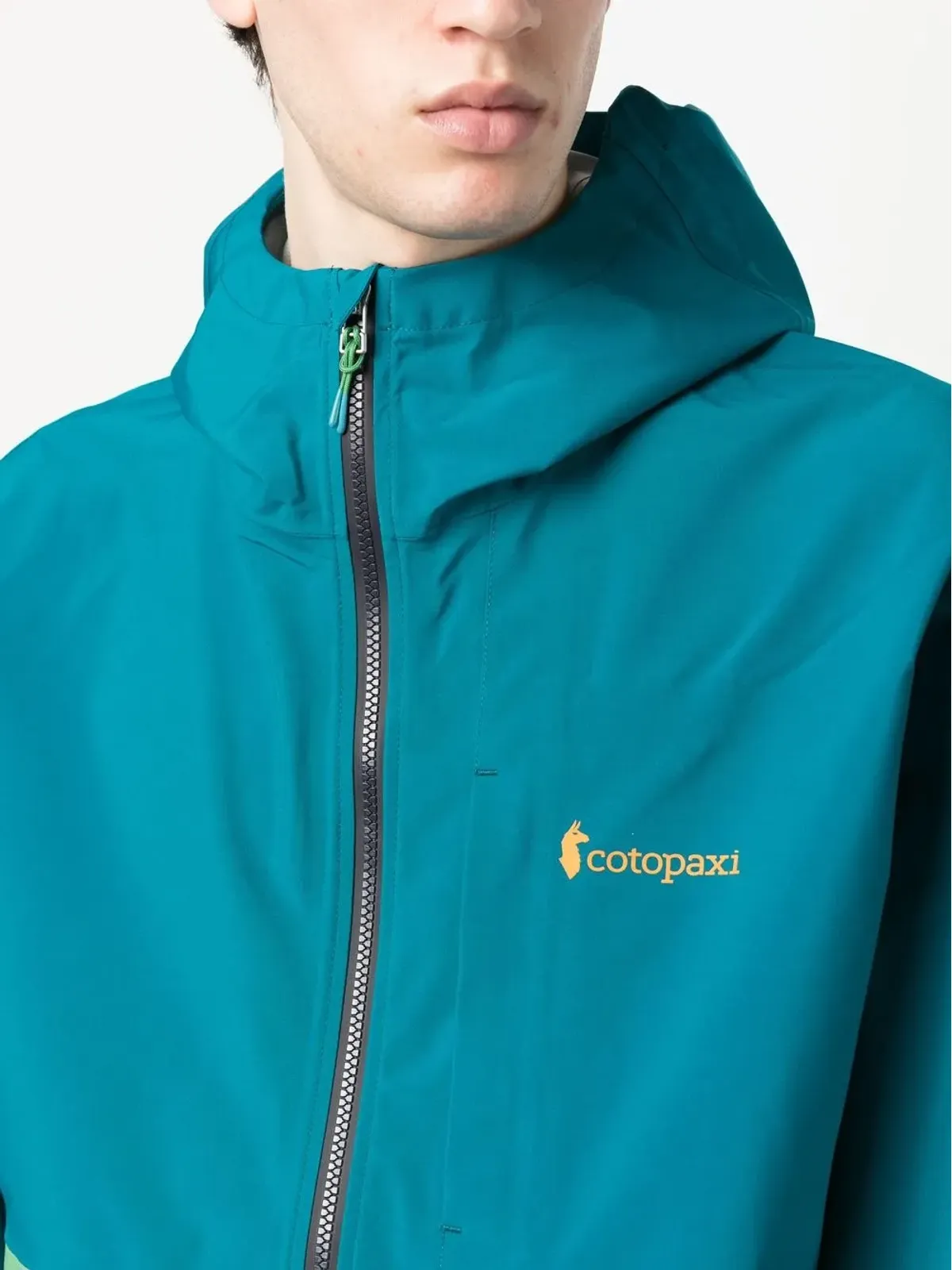 COTOPAXI カラーブロック ジップアップフード付きジャケット - 画像5
