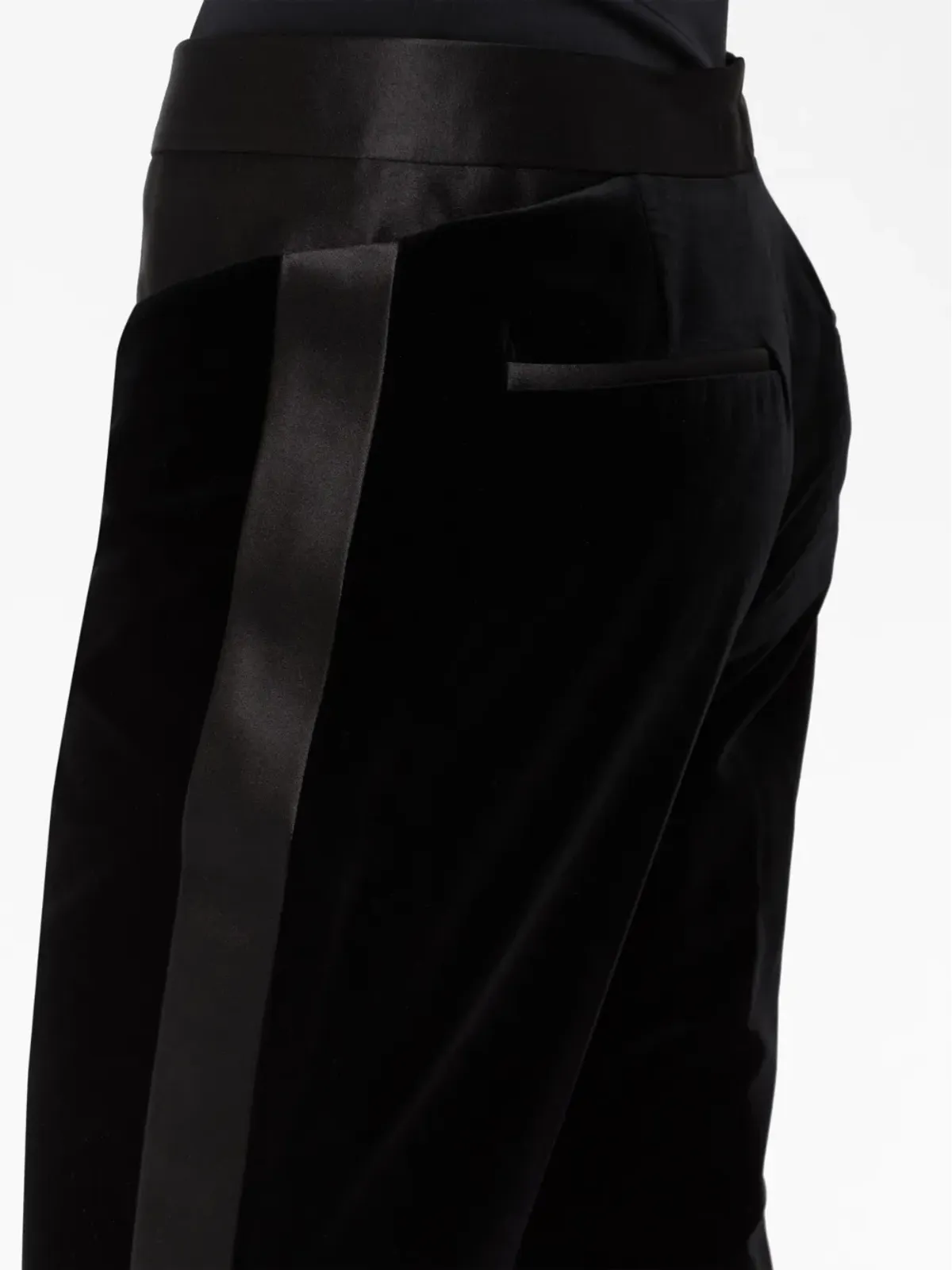 TOM FORD ハイウエスト フレアパンツ（ブラック） - 画像3