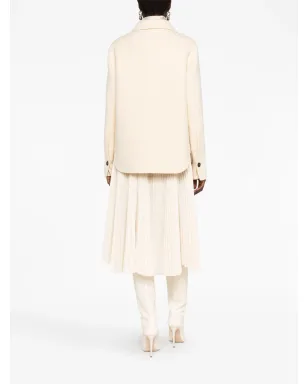 Jil Sander ボタンアップ ウールシャツジャケット - サムネイル4