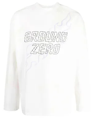 Ground Zero グラフィックプリント長袖Tシャツ - サムネイル1