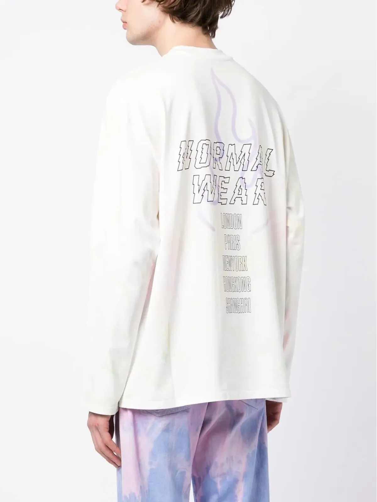 Ground Zero グラフィックプリント長袖Tシャツ - 画像4