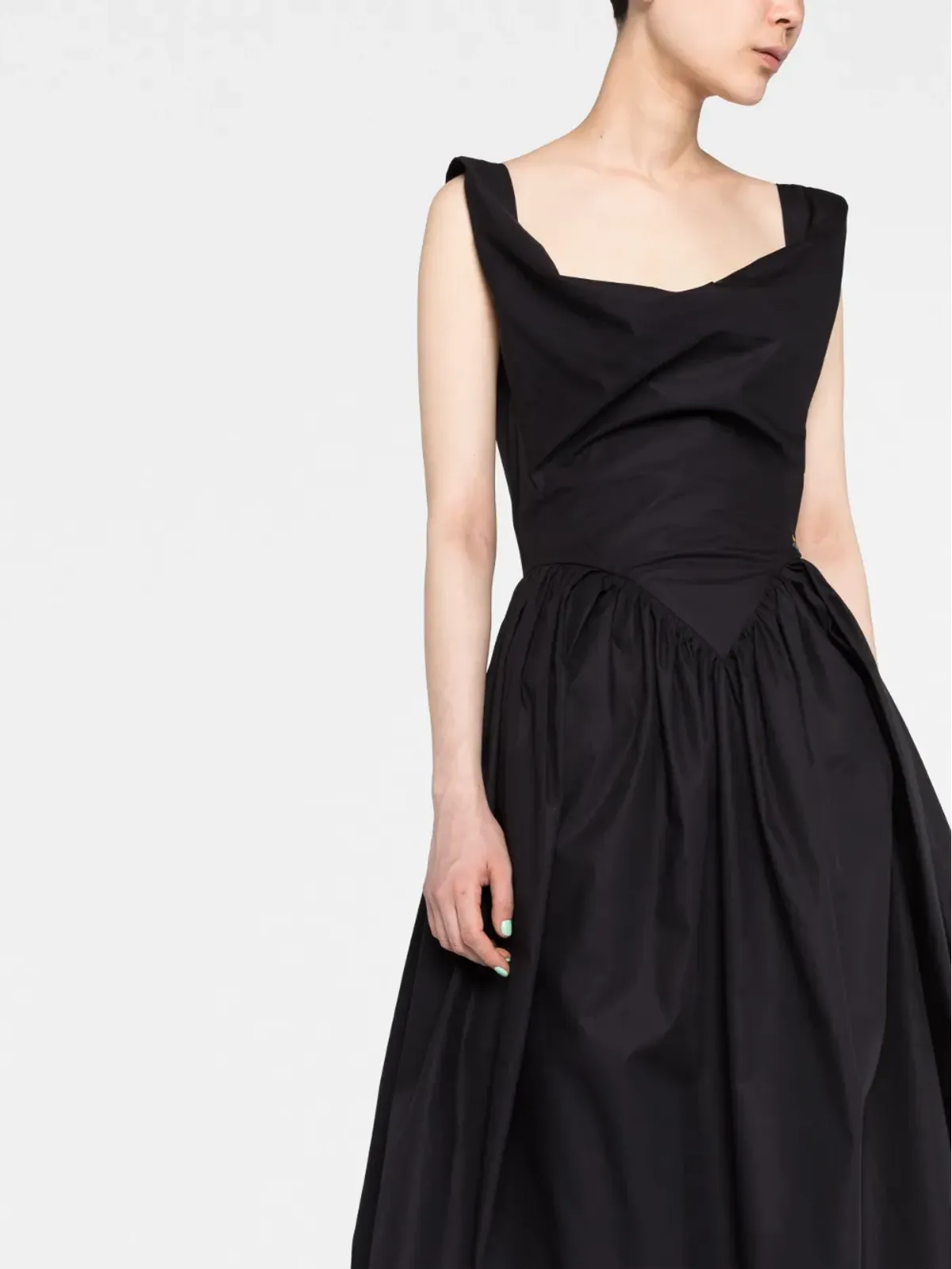 Vivienne Westwood カウルネックコルセットドレス - 画像5