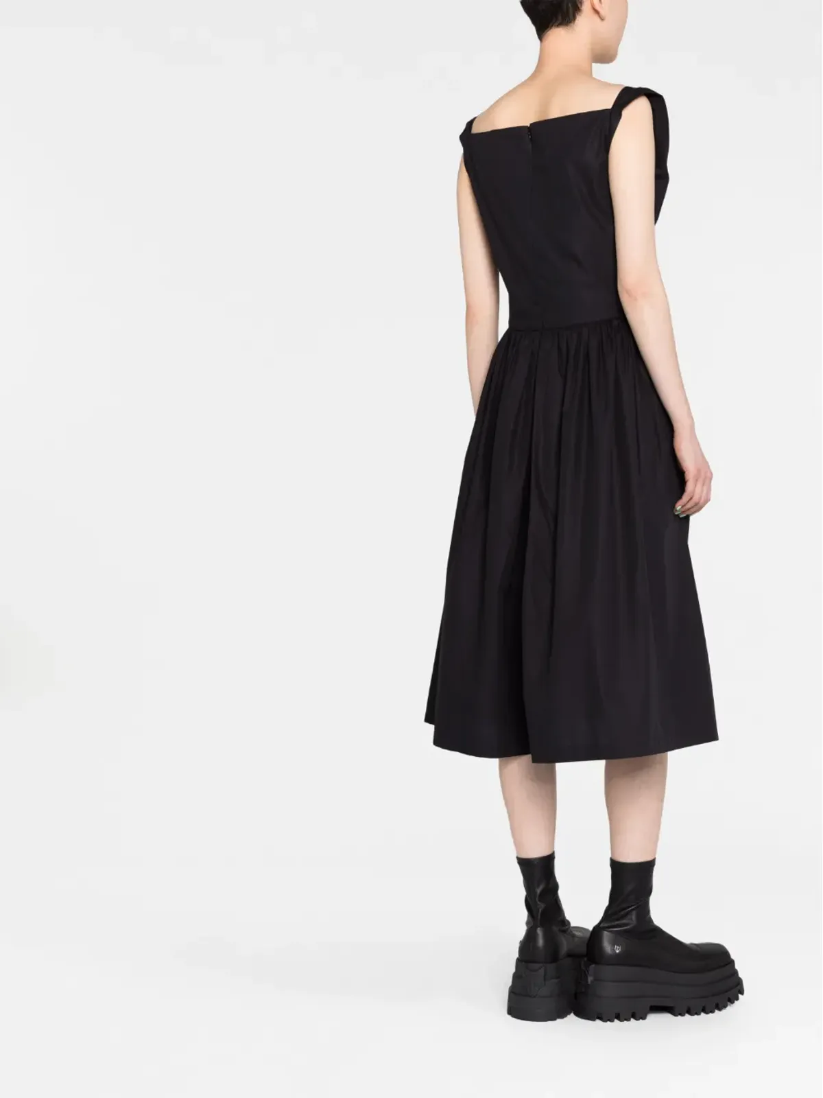 Vivienne Westwood カウルネックコルセットドレス - 画像4