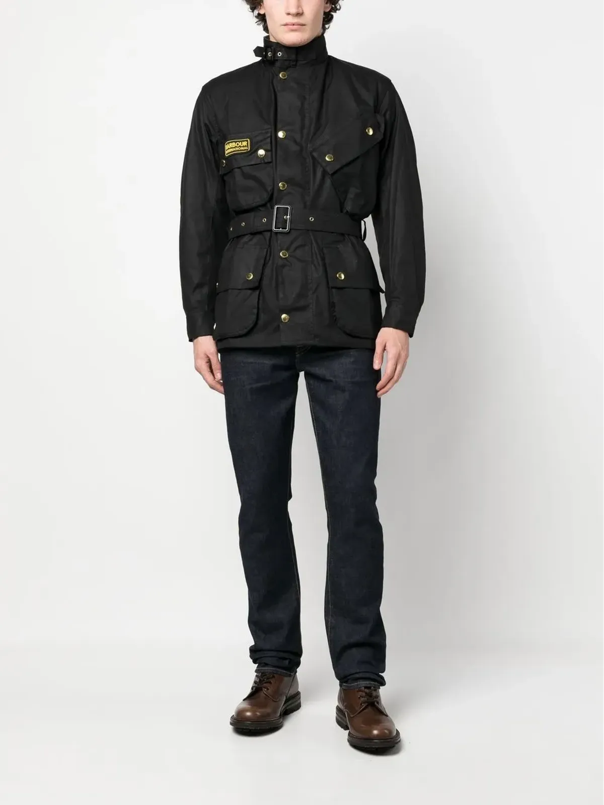 Barbour International インターナショナル・オリジナル・シングルブレストコート - 画像2