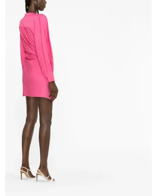 Jacquemus ラ・ローブ・バイア シャツドレス - ピンク - サムネイル3
