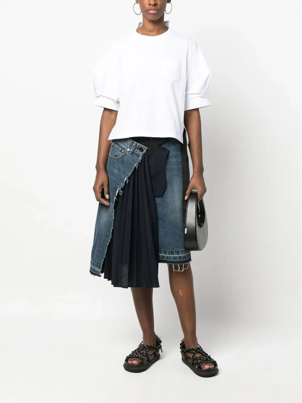 sacai 半袖コットンTシャツ - 画像2