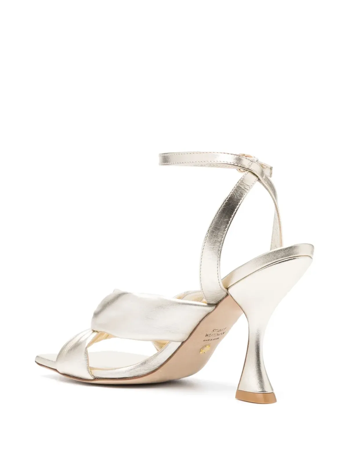Stuart Weitzman Playa アンクルストラップ ノット サンダル - 画像3