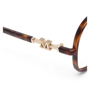 Max Mara Eyewear べっ甲柄オーバーサイズメガネ - サムネイル3