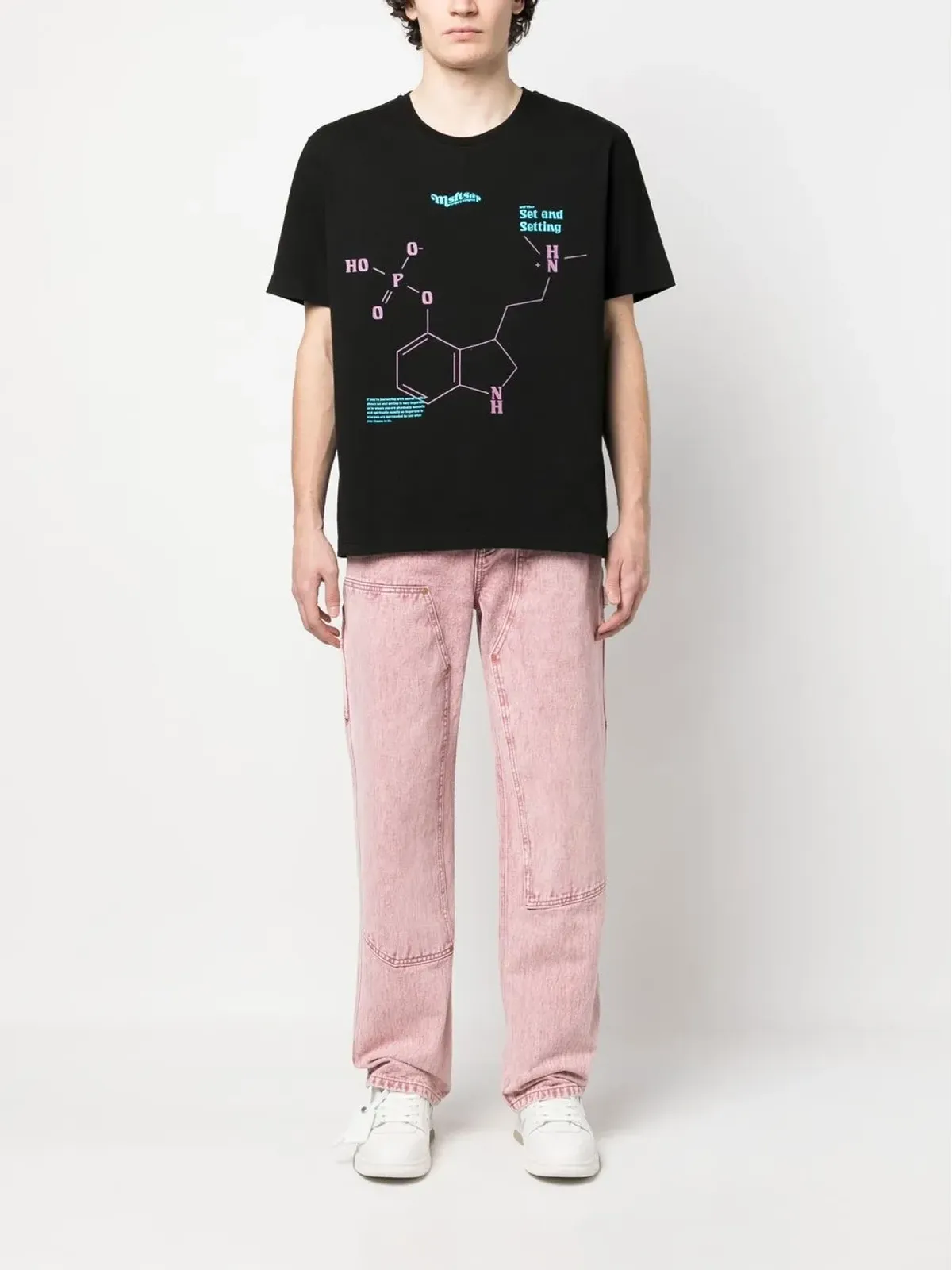 MSFTSrep グラフィックプリント コットン Tシャツ - 画像2