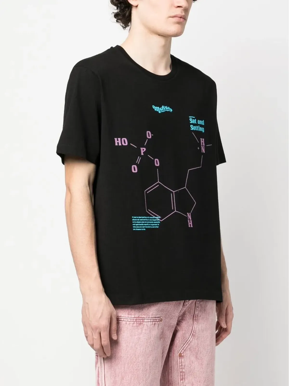 MSFTSrep グラフィックプリント コットン Tシャツ - 画像3