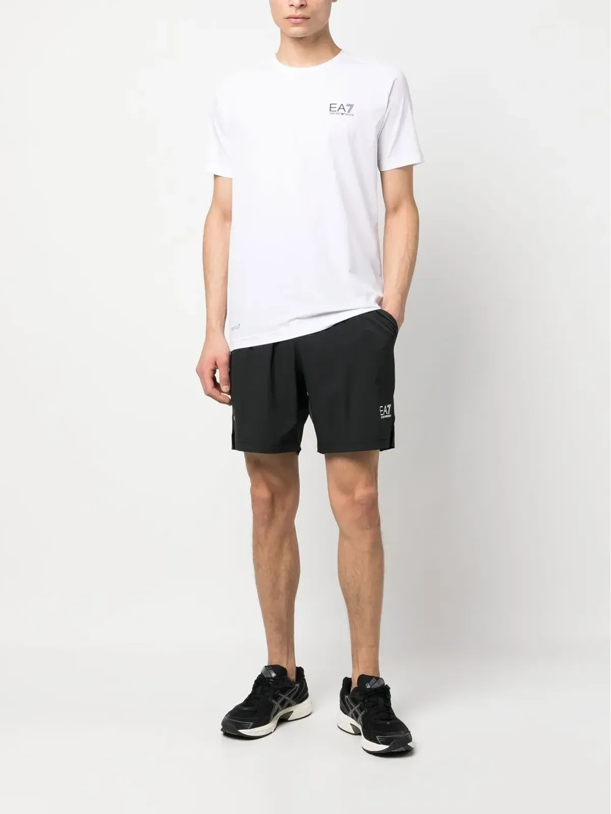 Ea7 Emporio Armani ロゴプリント トラックスーツ - 画像2