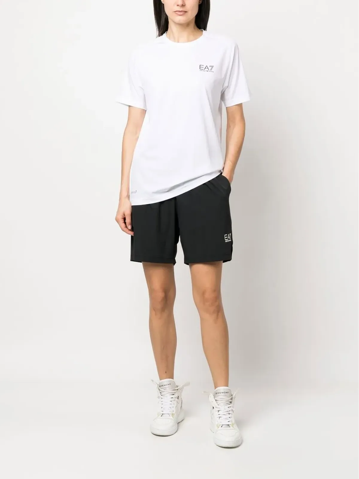 Ea7 Emporio Armani ロゴプリント トラックスーツ - 画像3