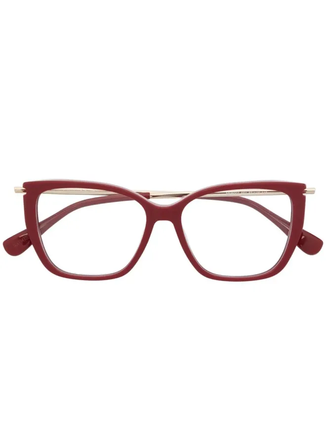 Max Mara Eyewear Max Mara Eyewear キャットアイフレーム眼鏡 - レッドの商品画像