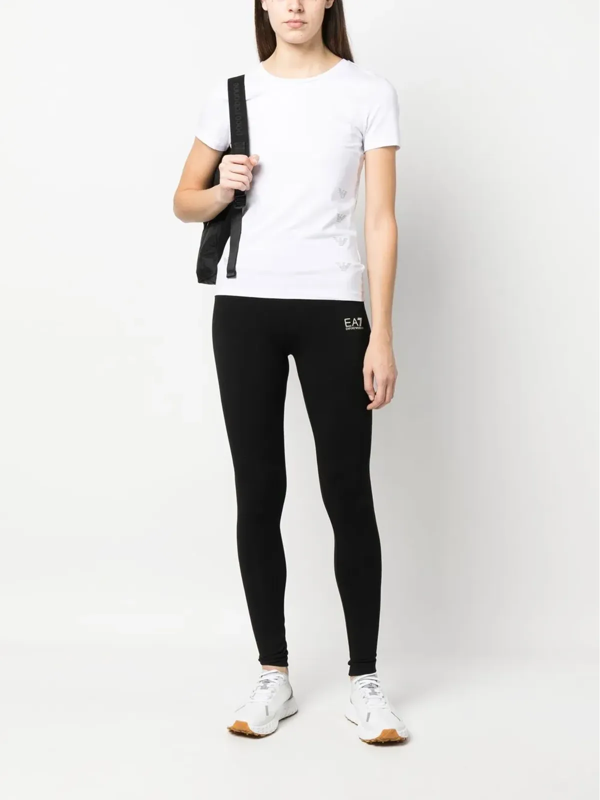 Ea7 Emporio Armani 無地のTシャツ - 画像2