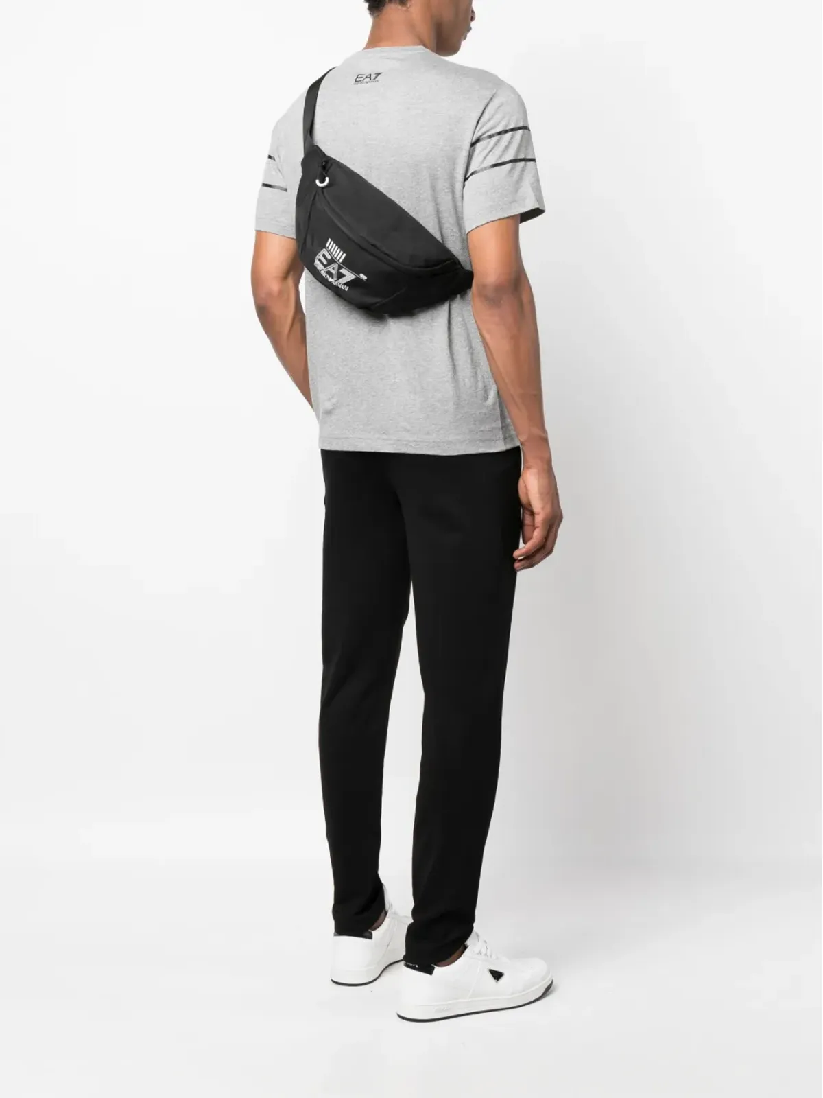 Ea7 Emporio Armani ロゴプリントベルトバッグ - 画像2