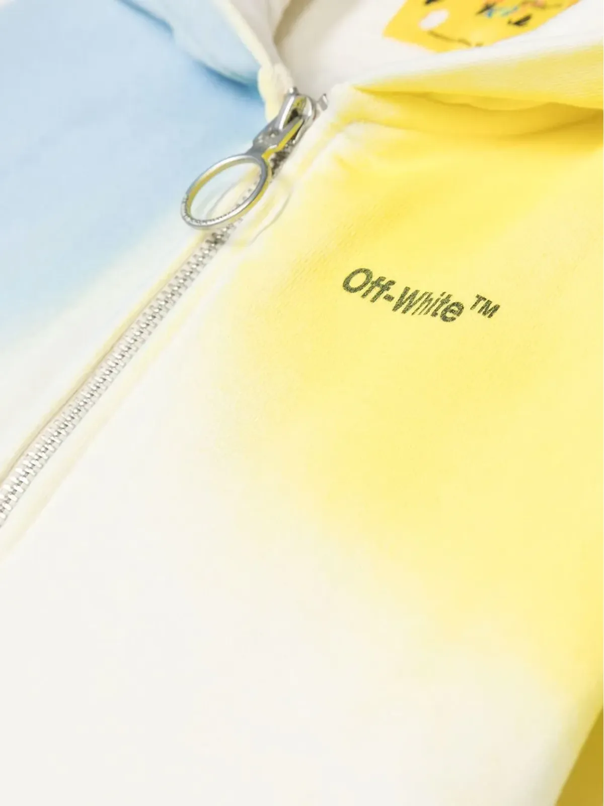 Off-White Kids グラフィックプリント ジップアップフーディ - 画像3