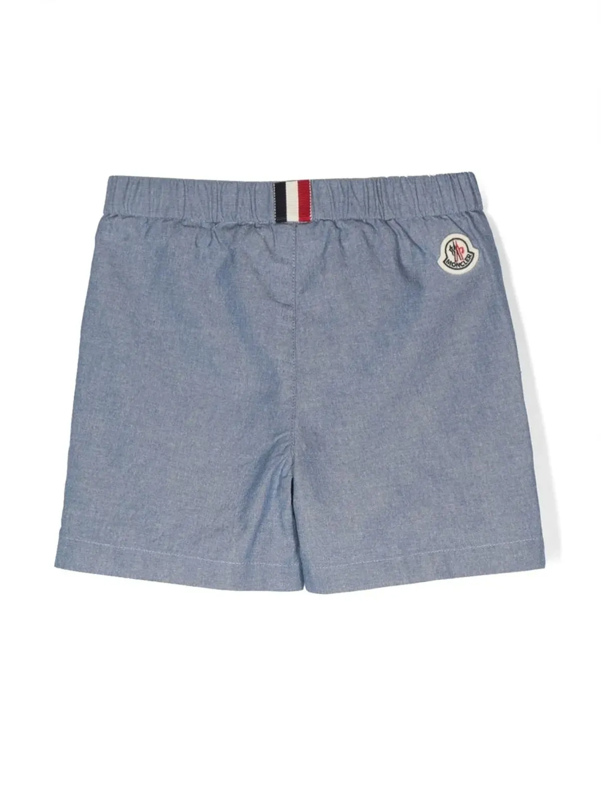 Moncler Enfant 後ろロゴパッチショーツ - ブルー - 画像2