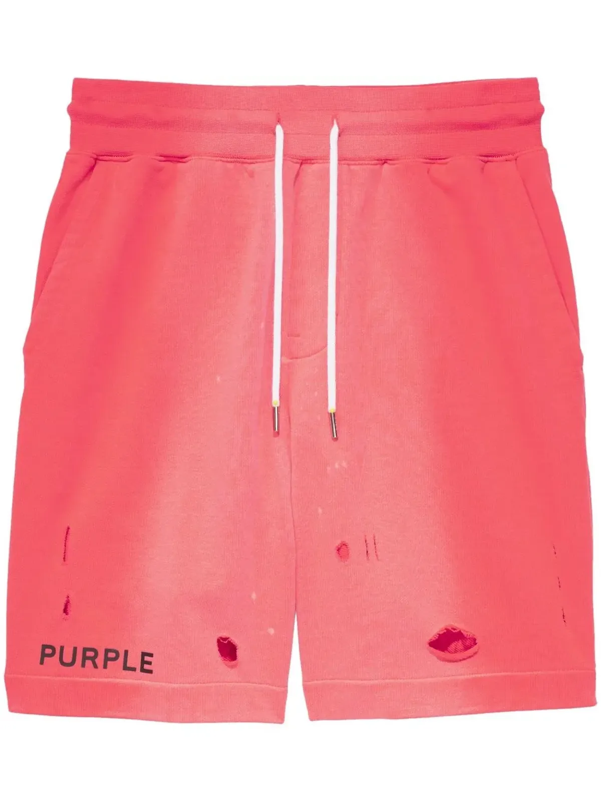 Purple Brand ロゴプリント トラックパンツ - Red - 画像1
