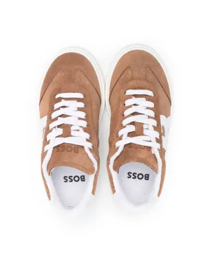 BOSS Kidswear ロートップ スウェードスニーカー - サムネイル3