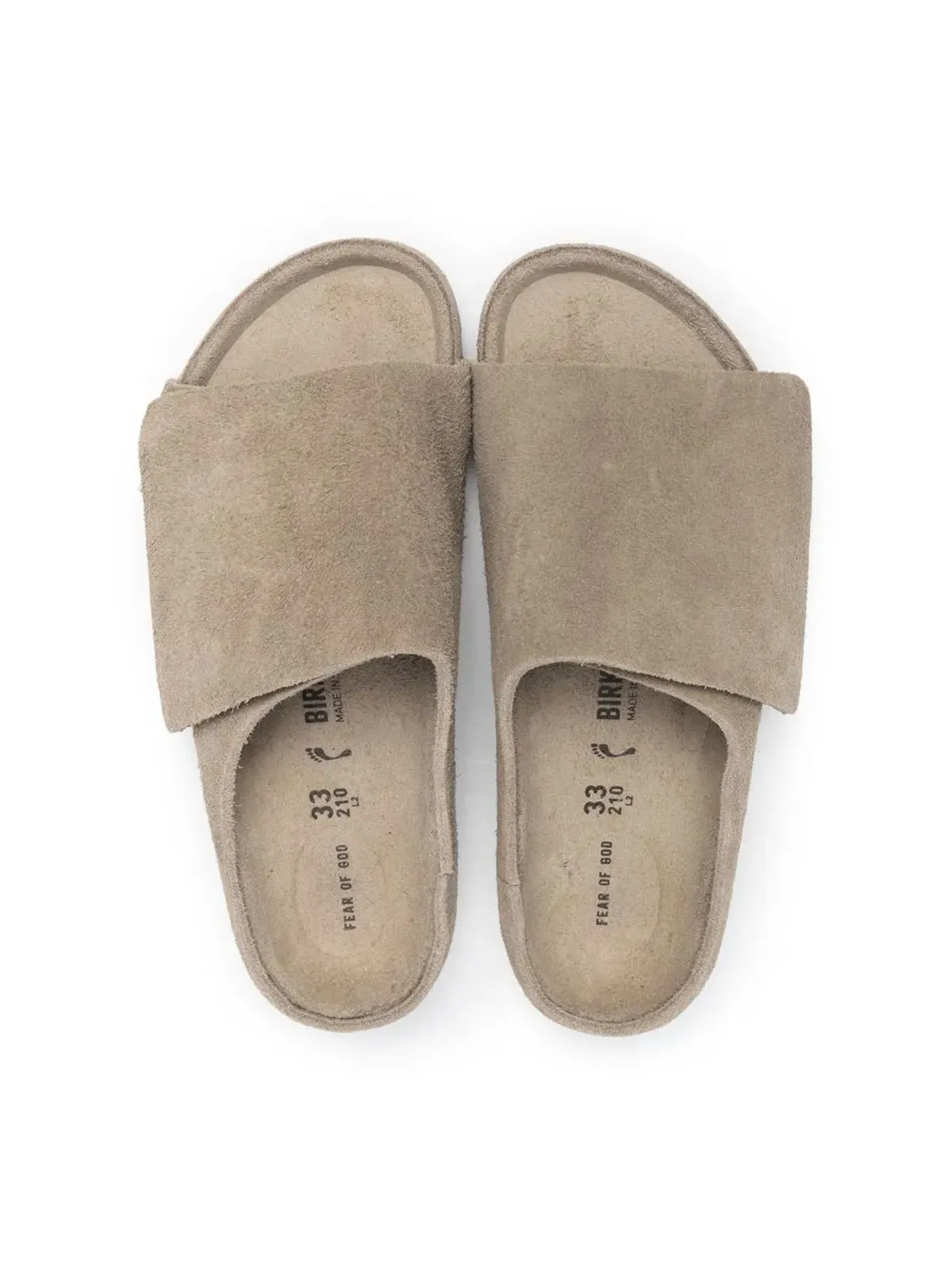Birkenstock Kids スエード タッチストラップ サンダル - 画像3
