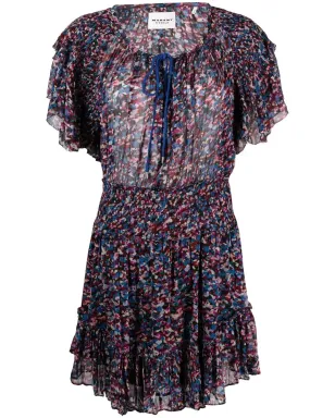 MARANT ÉTOILE Florise 花柄ミニドレス - サムネイル1